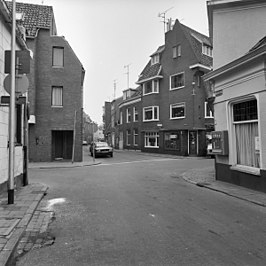 De Torenstraat gezien vanaf de Nieuwstad, 1980