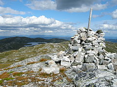 Åklinuten (1246 m.o.h.)