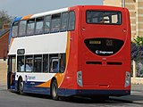 Scania N230UD with Enviro400 bodywork rear