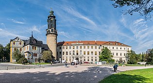 Château résidentiel de Weimar aujourd'hui