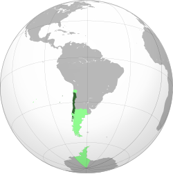 Location of Chile