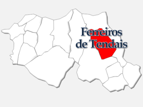 Localização no município de Cinfães