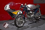 De Honda RC 142 maakte in 1959 nog niet veel indruk. Dit is de machine van Naomi Taniguchi, de eerste Japanner die een WK-punt scoorde.