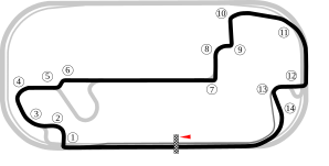 Combined road course layout utilized 2014, 2023-present