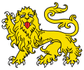 Lion passant guardant