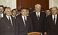 Image 12On 21 December 1991, the leaders of 11 former Soviet republics, including Russia and Ukraine, agreed to the Alma-Ata Protocols, formally establishing the Commonwealth of Independent States (CIS). (from History of the Soviet Union)