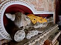 Reclining Buddha in the temple.