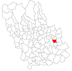 Location in Prahova County