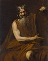 Horned Moses and the Tablets of the Law Valentin de Boulogne (1628) Kunsthistorisches Museum