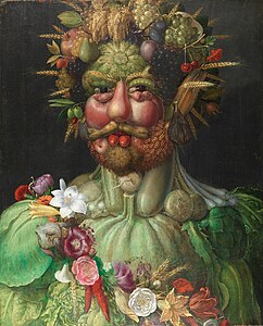 Giuseppe Arcimboldo Vertumnus, portrait of Emperor Rudolf II. (1591)