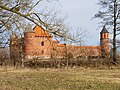 Reconstructed west wing of the castle.