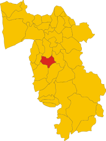 Localizarea Casciana Terme în Provincia Pisa