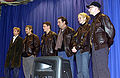 Brad Pitt, George Clooney, Matt Damon, Andy Garcia, Julia Roberts, and Steven Soderbergh at Incirlik Air Base