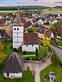 * Nomination St. Michael's Church in Altershausen, aerial view --Ermell 04:19, 16 October 2024 (UTC) * Promotion  Support Good quality. --XRay 04:25, 16 October 2024 (UTC)