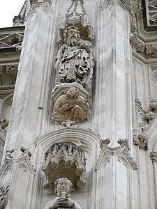 Sculpture on the Beau Pilier – St, John the Baptist (14th c.)