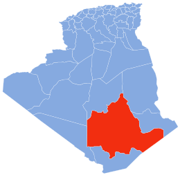 Provincia di Tamanrasset – Localizzazione