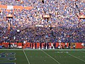 Fans of University's football team in Ben Hill Griffin Stadium, built 1930 (photo 2006)