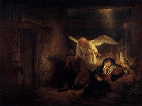 Joseph's Dream, Rembrandt, c. 1645