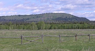 Les environs de la ville de Signal Mountain (Tennessee) vue depuis Elk Ranch Flats Turnout.