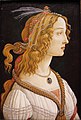 Portrait d'une jeune femme de Sandro Botticelli, vers 1480