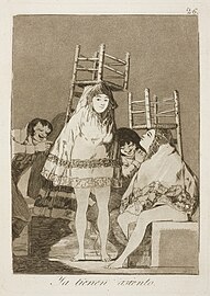 Capricho No. 26: Ya tienen asiento (Ili bone sidiĝis)