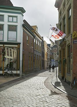 Akerkstraat vanaf de Grote Kromme Elleboog