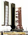 Apollo 16 is transferred to VAB from launchpad 39A