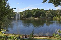 Bykovo Pond in Zelenograd, Matushkino District