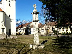 Calvary in front of Church of Saint Leonard