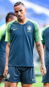 Danilo 2018-ban a Brazília színeiben