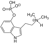 Structuurformule van psilocybine