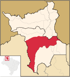 Caracaraí – Mappa