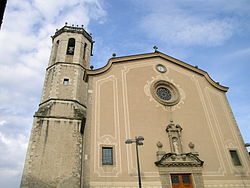 Frontera d'a ilesia de Santa Coloma de Centelles