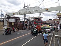 San Juan City Welcome Arch on General Kalentong Street, Mandaluyong City.