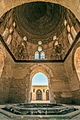 Cupola (qobbat) e fontana (fauwara o nafura) del sabil nel cortile interno.