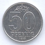 Vorderseite 50 Pfennig