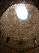 Dome with squinches in the Palace of Ardashir of pre-Islamic Persia. Squinches are one of the most significant Sasanian contribution to Islamic architecture.[80]