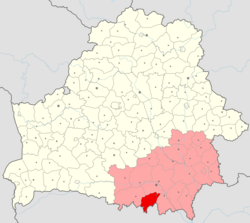 Location of Yelsk District