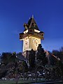 Uhrturm bei Nacht