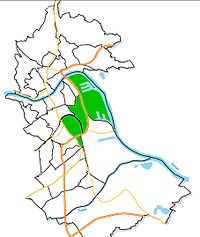 Statistische Bezirke des Linzer Stadtteils Lustenau