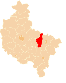 Location within the voivodeship