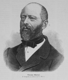 Vincenc Mastný (dřevoryt V. Máry z r. 1885)