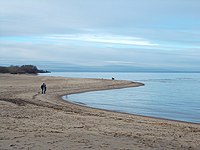 Beach in west Kotlin Island