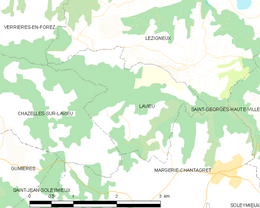 Lavieu - Localizazion