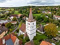 * Nomination St. Michael's Church in Altershausen, aerial view --Ermell 04:19, 16 October 2024 (UTC) * Promotion  Support Good quality. --Jakubhal 04:39, 16 October 2024 (UTC)