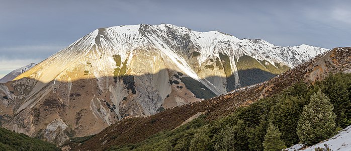 Baldy Hill from Snowslide Valley, Craigieburn Range, Canterbury, New Zealand