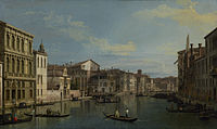 Canaletto, The Grand Canal in Venice from Palazzo Flangini to Campo San Marcuola, 1738