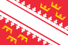 Flagge der früheren Region Elsass