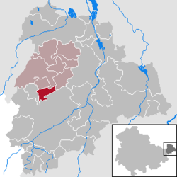 Göllnitz – Mappa