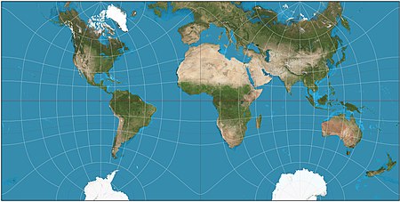 Guyou hemisphere-in-a-square projection